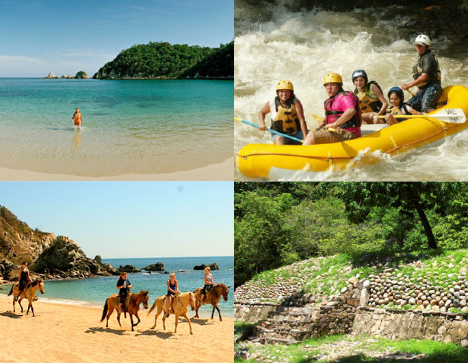 hotel santa cruz huatulco vacaciones reservar tour viaje playa