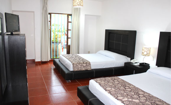 hotel santa cruz reservar cuarto doble matrimonial familiar